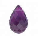 Ametyst briolette 10 x 5 mm, AA, Side-Drilled