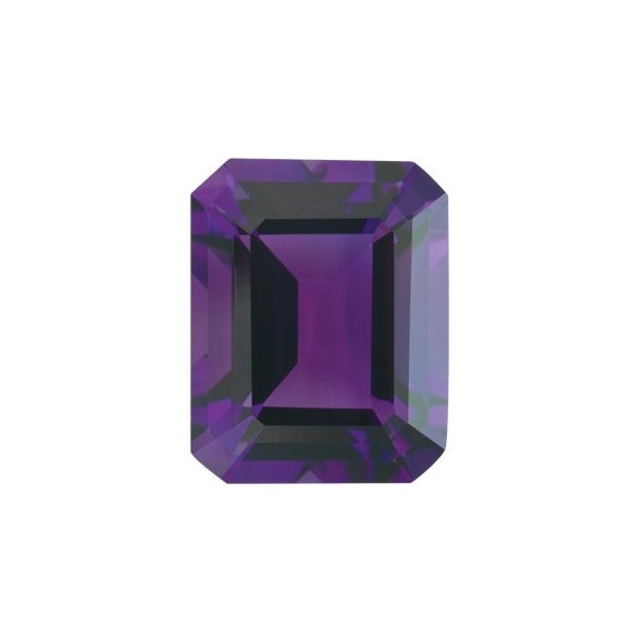 Ametyst emerald 9 x 7 mm 2,28ct Fazetovaný AMEFAAPU-9