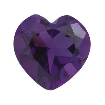 Ametyst srdce 5 x 5 mm 0,44ct Fazetovaný AMHFAAAPU-5