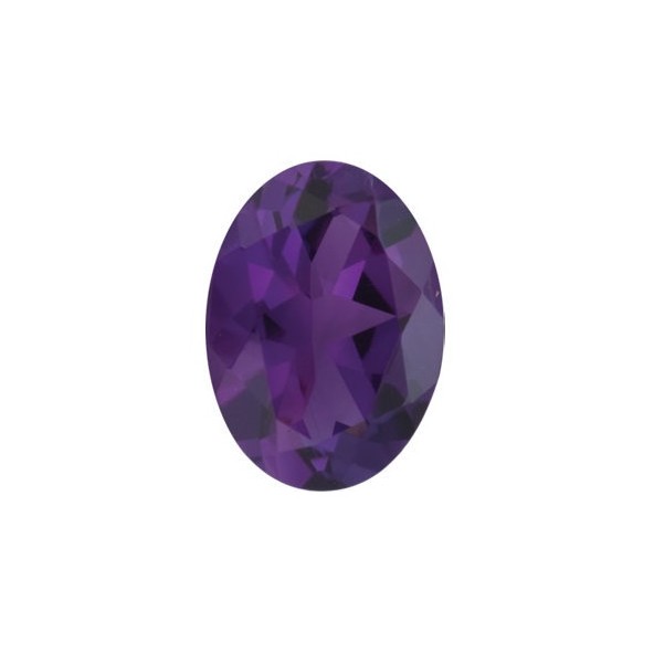Ametyst ovál 6 x 4 mm 0,47ct Fazetovaný AMOFAAAPU-6