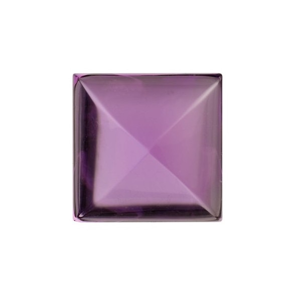 Ametyst štvorec 10 x 10 mm 5,32ct Kabošon AMPKAPU-10