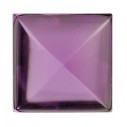 Ametyst štvorec 14 x 14 mm, A, Kabošon