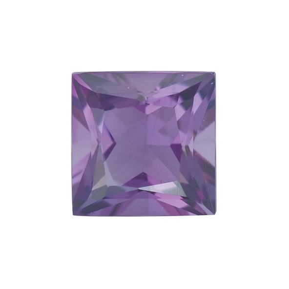 Ametyst štvorec 2 x 2 mm 0,041ct Princess cut AMPPAPU-2