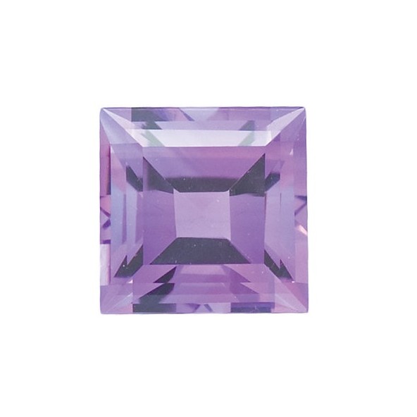 Ametyst štvorec 6 x 6 mm 1,08ct Step-cut AMPSAPU-6