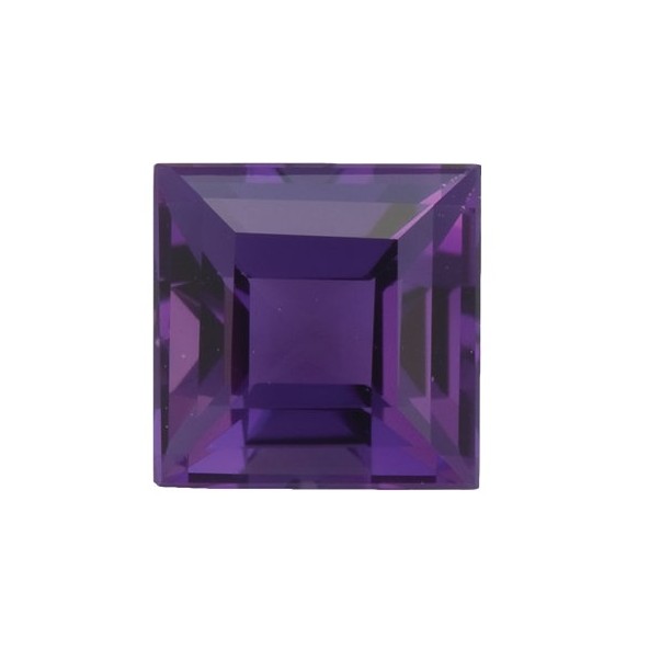 Ametyst štvorec 6 x 6 mm 1,08ct Step-cut AMPSAAPU-6