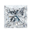 Prírodný diamant biely štvorec 3,5 x 3,5 mm 0,27ct, Square cut
