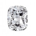 Prírodný diamant biely antický štvorec 4,5 x 4,5 mm 0,5ct, Fazetovaný