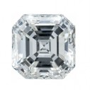 Prírodný diamant biely asscher 2,5 x 2,5 mm 0,07ct, Fazetovaný