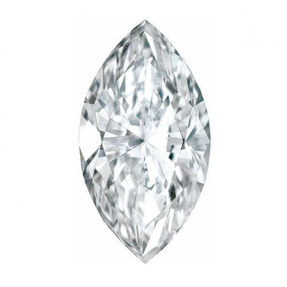 Briliant biely markíz 3,75 x 1,75 mm 0,047ct Fazetovaný BIMFSI2G-3,75