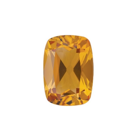 Citrín antický cushion 8 x 6 mm 1,22ct Fazetovaný CNUFAAYL-8