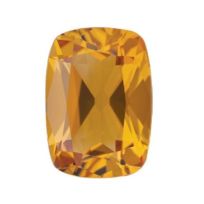 Citrín antický cushion 14 x 10 mm 6,37ct Fazetovaný CNUFAAYL-14