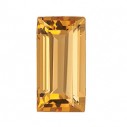 Citrín rovná bageta 6 x 3 mm, A, Fazetovaný