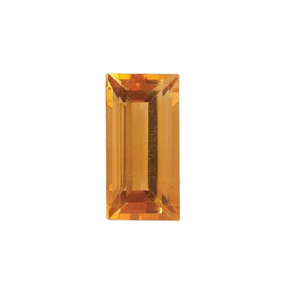 Citrín rovná bageta 5 x 2,5 mm 0,23ct Fazetovaný CNBFAAYL-5-2