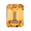 Citrín emerald 16 x 12 mm, A, Fazetovaný