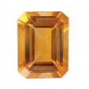 Citrín emerald 10 x 8 mm, AA, Fazetovaný