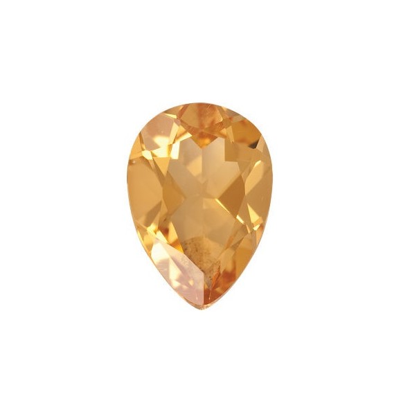 Citrín slza 9 x 6 mm 1,26ct Fazetovaný CNXFAYL-9