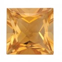Citrín štvorec 8 x 8 mm, A, Princess cut