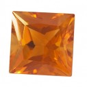 Citrín štvorec 6 x 6 mm, AAA, Princess cut