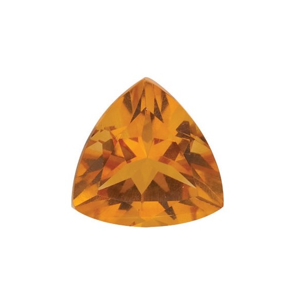 Citrín trillion 4 x 4 mm 0,22ct Fazetovaný CNTFAAYL-4