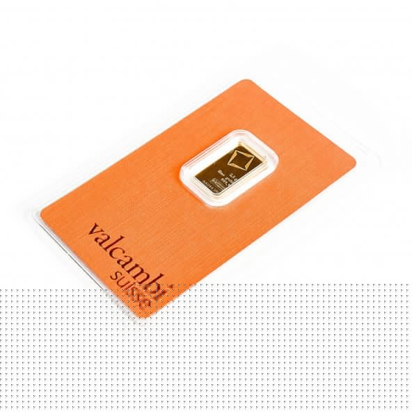 70023 Investičná zlatá tehla 2,5 g Valcambi  (2)