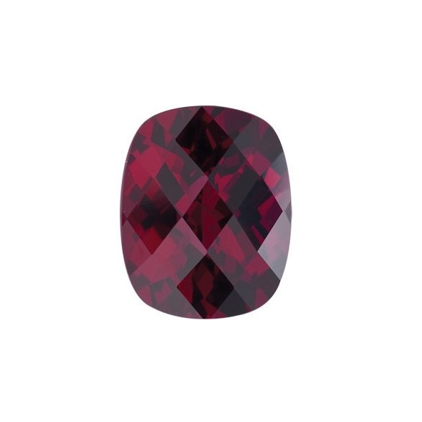 Granát rhodolit antický cushion 9 x 7 mm 2,73ct Checkerboard cut GRUCAARP-9