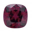Granát rhodolit antický štvorec 6 x 6 mm, AA, Fazetovaný