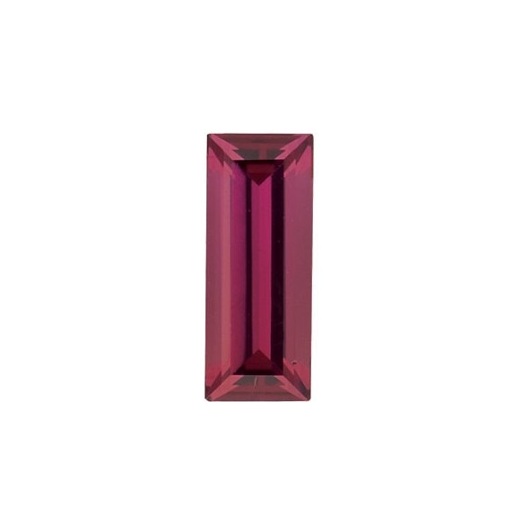 Granát rhodolit rovná bageta 4 x 2 mm 0,16ct Fazetovaný GRBFAARP-4