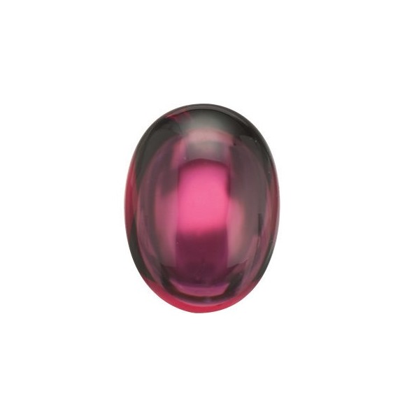 Granát rhodolit ovál 7 x 5 mm 1,32ct Kabošon GROKAARP-7
