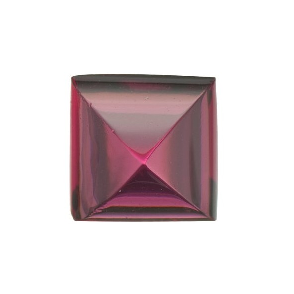 Granát rhodolit štvorec 5 x 5 mm 1,11ct Kabošon GRPKAARP-5